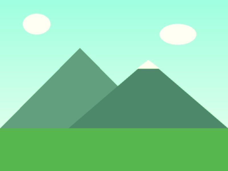 Sample: mountain landscape